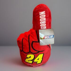 Nascar Jeff Gordon #24 Plush Hand Finger #1 Fan Souvenir Official Kellytoy (NEW)